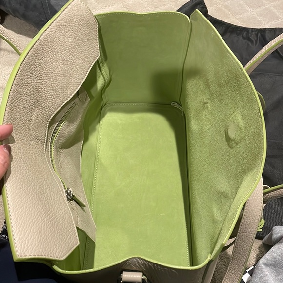 NWT: Vitoria Napoli Exquisite Pebble Leather Handbag. Made In Italy 🇮🇹 - Picture 7 of 11